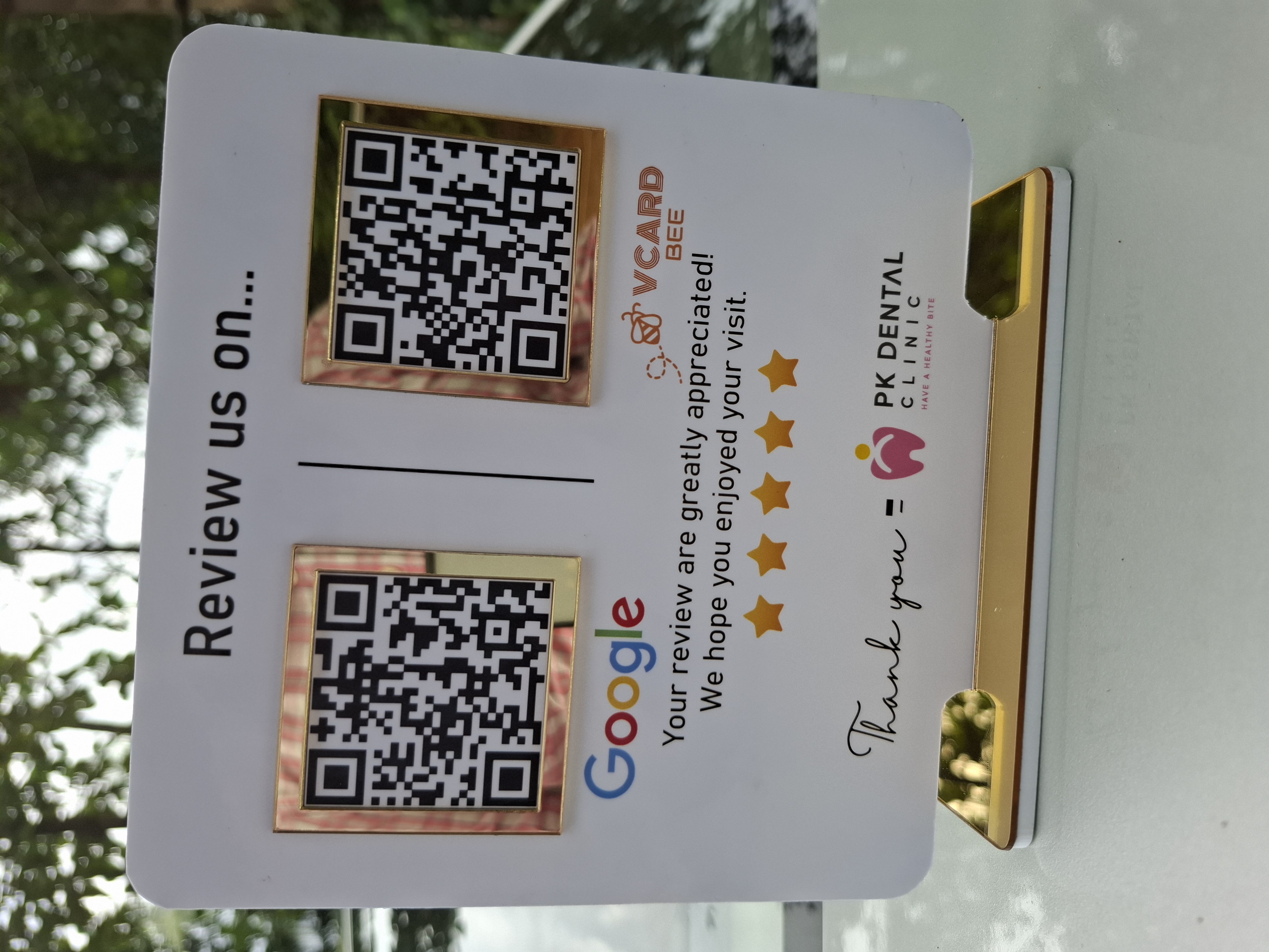 NFC AND  QR STAND