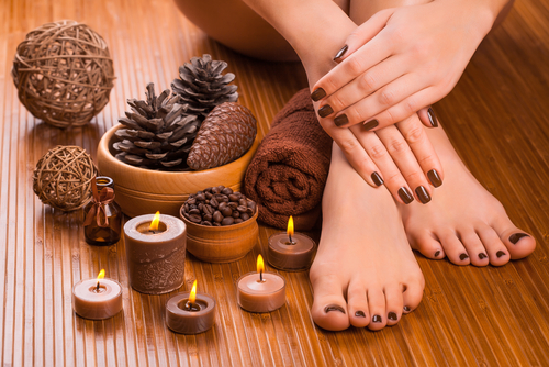 pedicure and manicure